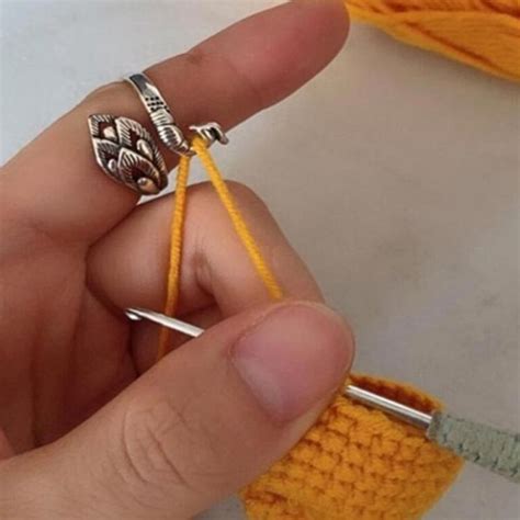 knitting ring for finger|adjustable knitting ring.